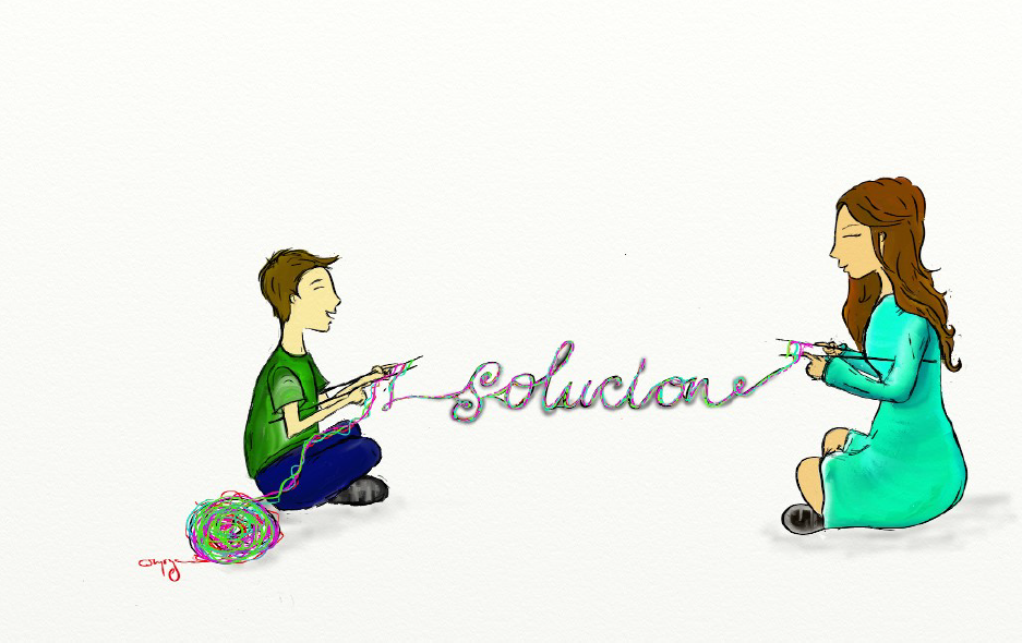 Construir solucion conflicto emoción